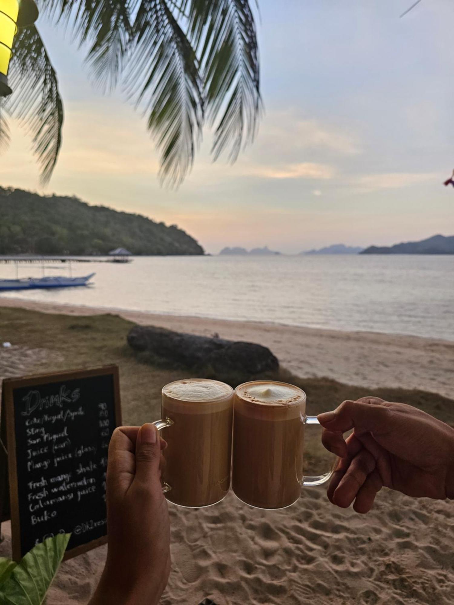 Dk2 Resort - Hidden Natural Beach Spot - Direct Tours & Fast Internet Эль-Нидо Экстерьер фото